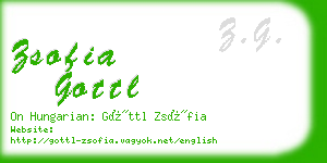 zsofia gottl business card